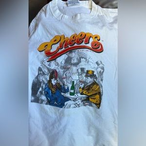 1993 Cheers white tee shirt size large